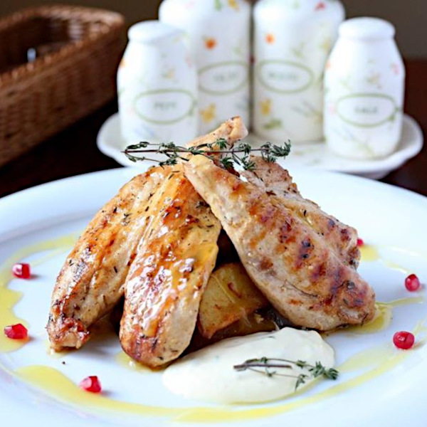 Piept de pui marinat