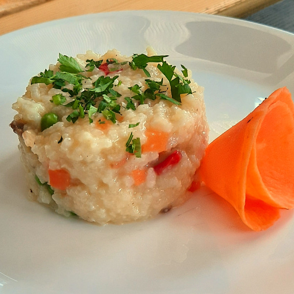 Orez cu legume și ciuperci