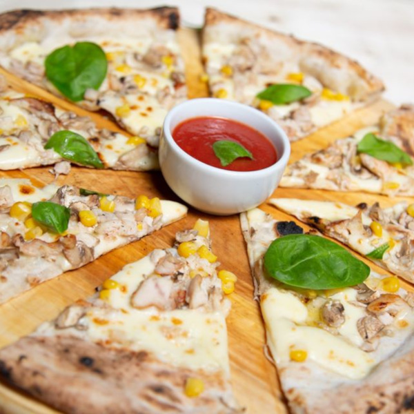 Pizza Pollo Aglio