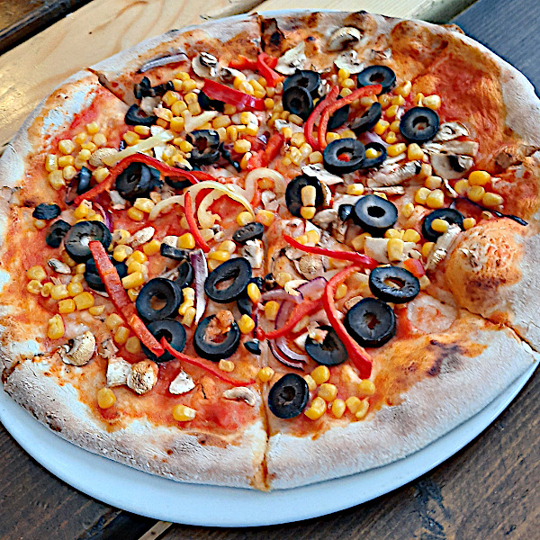 Pizza vegetariană de post